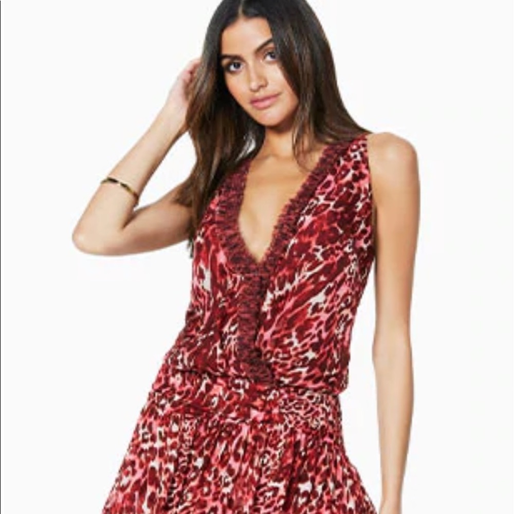 Ramy Brook Silk Leopard Printed Moe Midi NWT Sexy Vacation/Date night dress ❤️